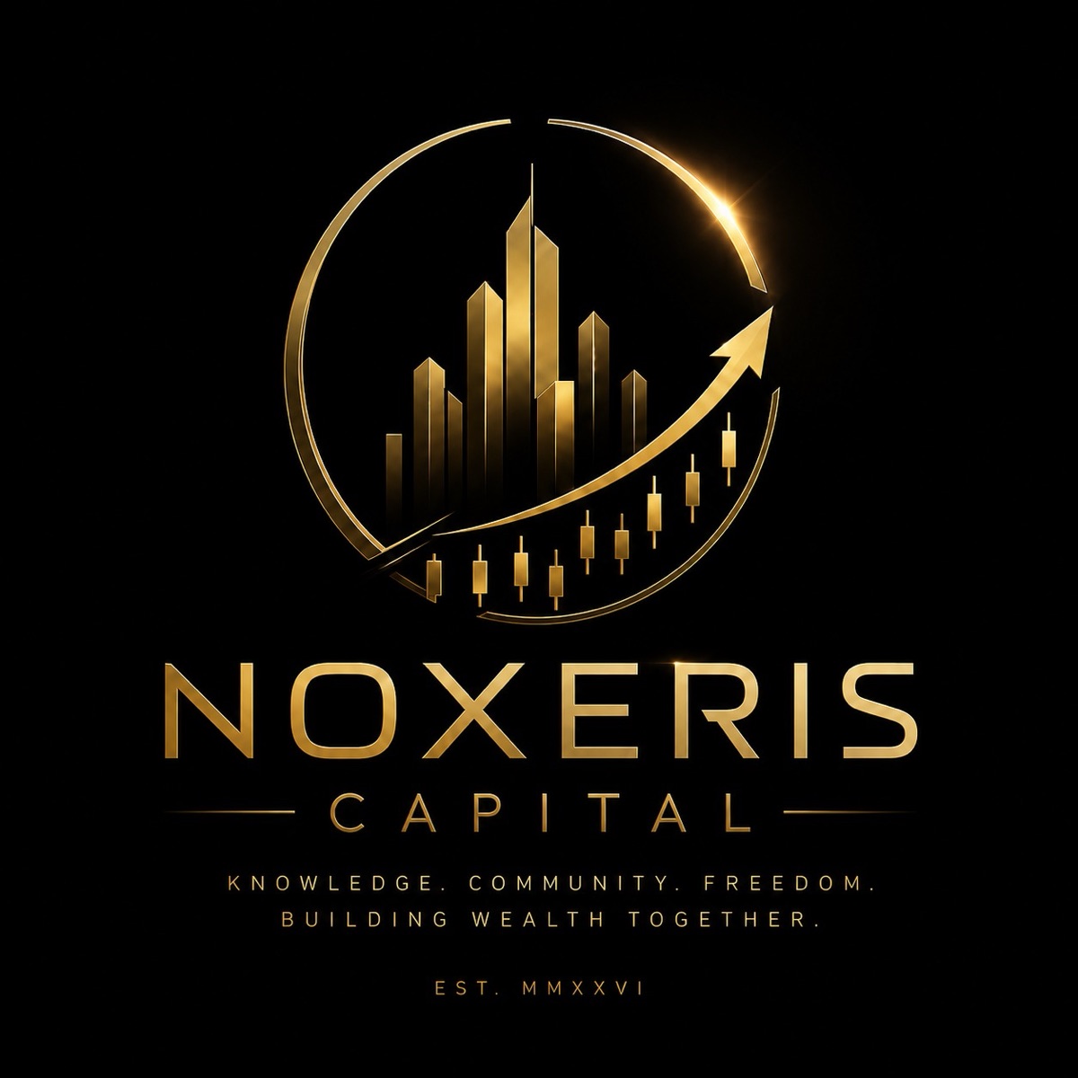 Noxeris Capital Logo — Knowledge. Community. Freedom.